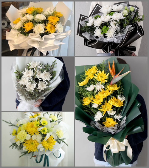 安徽芜湖市芜湖县六郎镇周东村白事花束代送